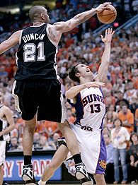 Tim Duncan and Steve Nash