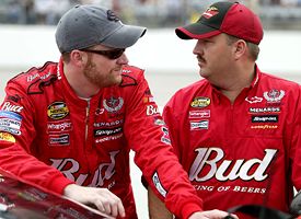 Dale Earnhardt Jr. and Tony Eury Jr.