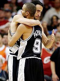 Tony Parker and Manu Ginobili