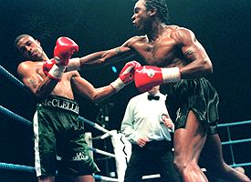 Nigel Benn and Gerald McClellan