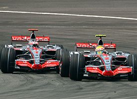 Lewis Hamilton and Fernando Alonso