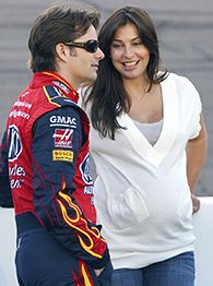 Jeff Gordon and wife