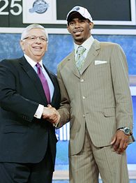 David Stern and Mike Conley Jr.
