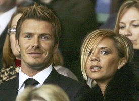 David Beckham and Victoria Beckham