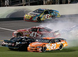 Tony Stewart and Denny Hamlin