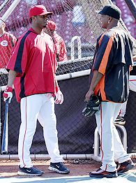 Ken Griffey jr and Barry Bonds