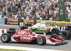 Dario Franchitti (27) of Scotland, Scott Dixon (9)