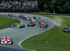 Marco Andretti, Tony Kanaan and Danica Patrick