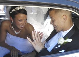 Ian Johnson proposed to Chrissy Popadics after scoring the winning points in the Fiesta Bowl against Oklahoma.