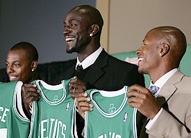 Kevin Garnett and Ray Allen