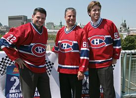 Patrick Carpentier, Pierre Keuttel and Carl Edwards