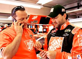 Greg Zipadelli and Tony Stewart