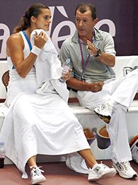 Amelie Mauresmo and Loic Courteau