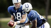 Peyton Manning and Joseph Addai