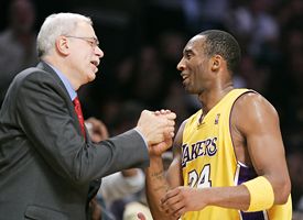 Phil Jackson and Kobe Bryant