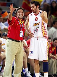 Pepu Hernandez and Rudy Fernandez