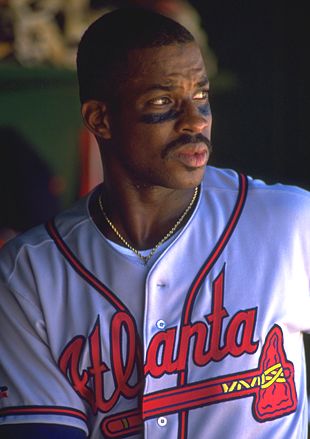 1991 Mark Wohlers, Atlanta Braves, Pre Rookie Season Game Worn Road Jersey