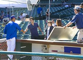 Derek Lee with John Stamos