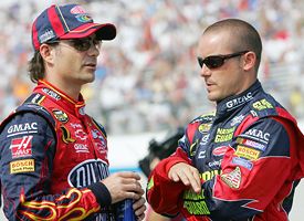 Casey Mears and Jeff Gordon