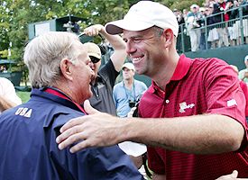 Stewart Cink and Jack Nicklaus
