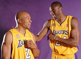 Kobe Bryant and Derek Fisher