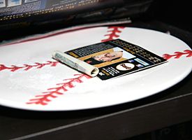 House Baseball Plate Card