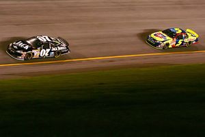 Clint Bowyer and Kyle Busch