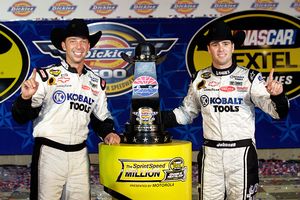 Chad Knaus and Jimmie Johnson