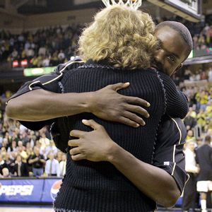 Nancy Prosser and Jeff Teague