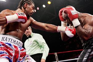 David Haye and Jean Marc Mormeck