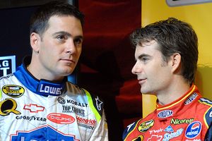 Jimmie Johnson and Jeff Gordon