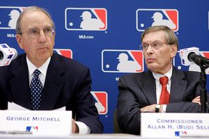 George Mitchell and Bud Selig