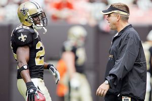Reggie Bush and Sean Payton