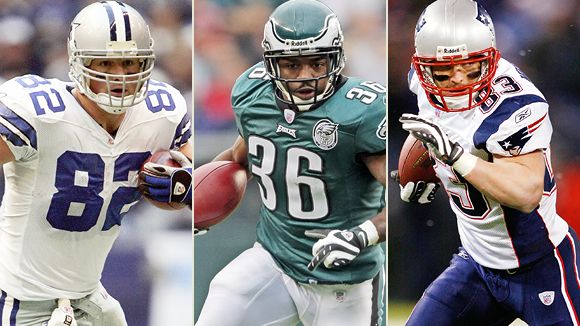 Jason Witten, Brian Westbrook and Wes Wellker