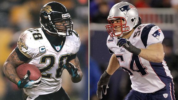 Fred Taylor and Tedy Bruschi