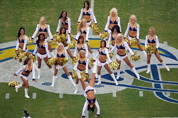 San Diego Chargers cheerleaders Paul Spinelli Getty Images