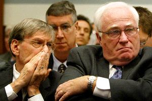 Bud Selig and Bob Dupay