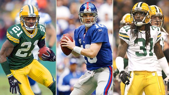 Charles Woodson Al Harris, Eli Manning