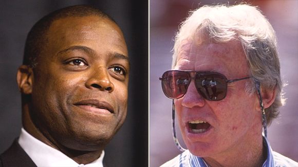 Darrell Green and Bobby Beathard