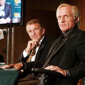 Greg Norman and Tim Finchem
