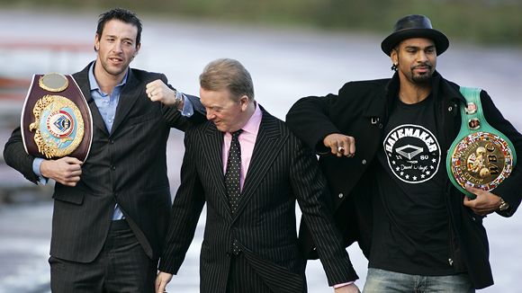 Enzo Maccarinelli and David Haye