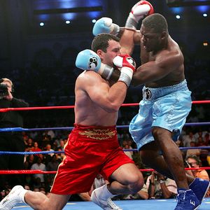 AP Photo/Mel Evans KLITSCHKO may have been able to get past Peter ...