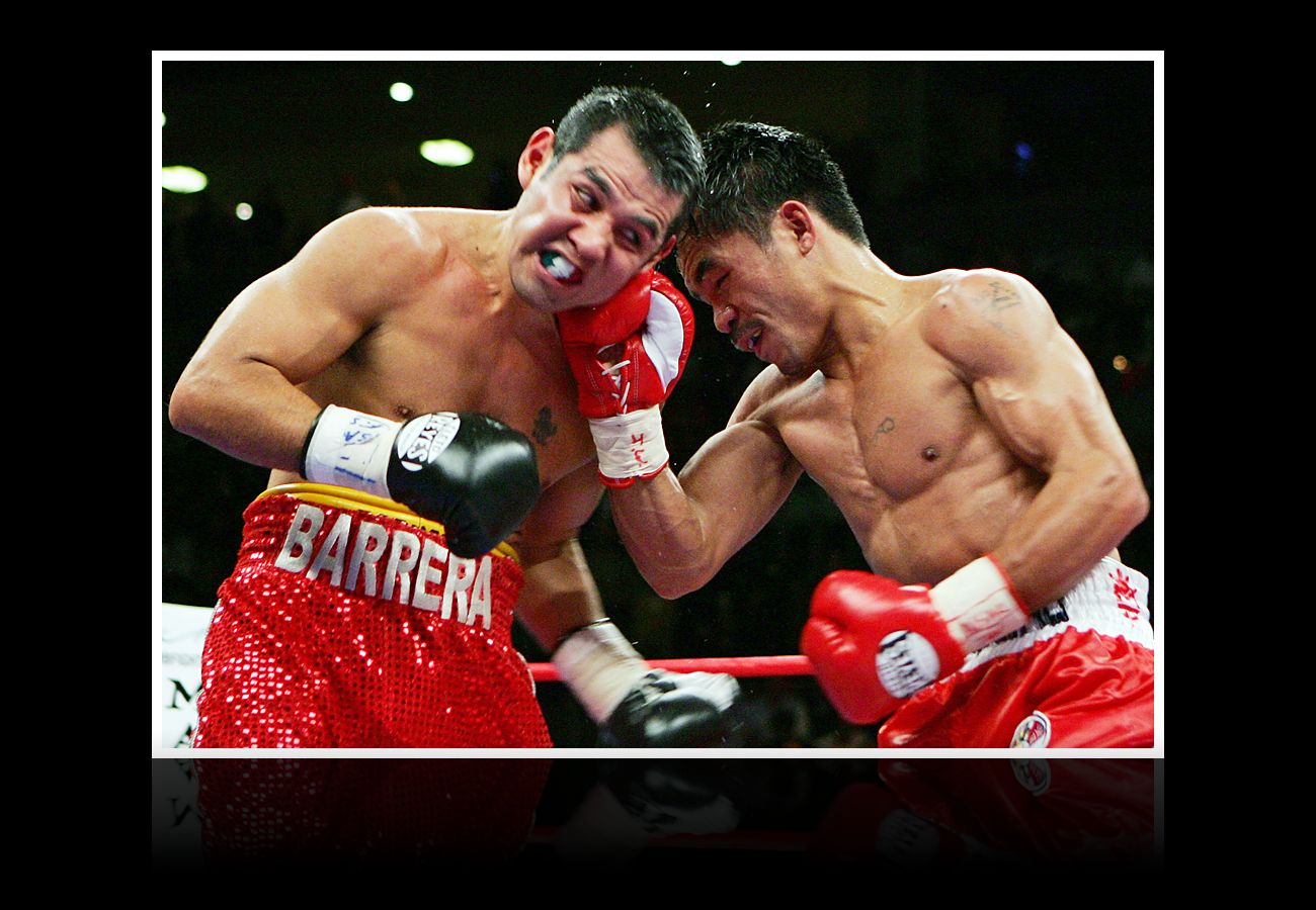 Manny Pacquiao and Marco Antonio Barrera