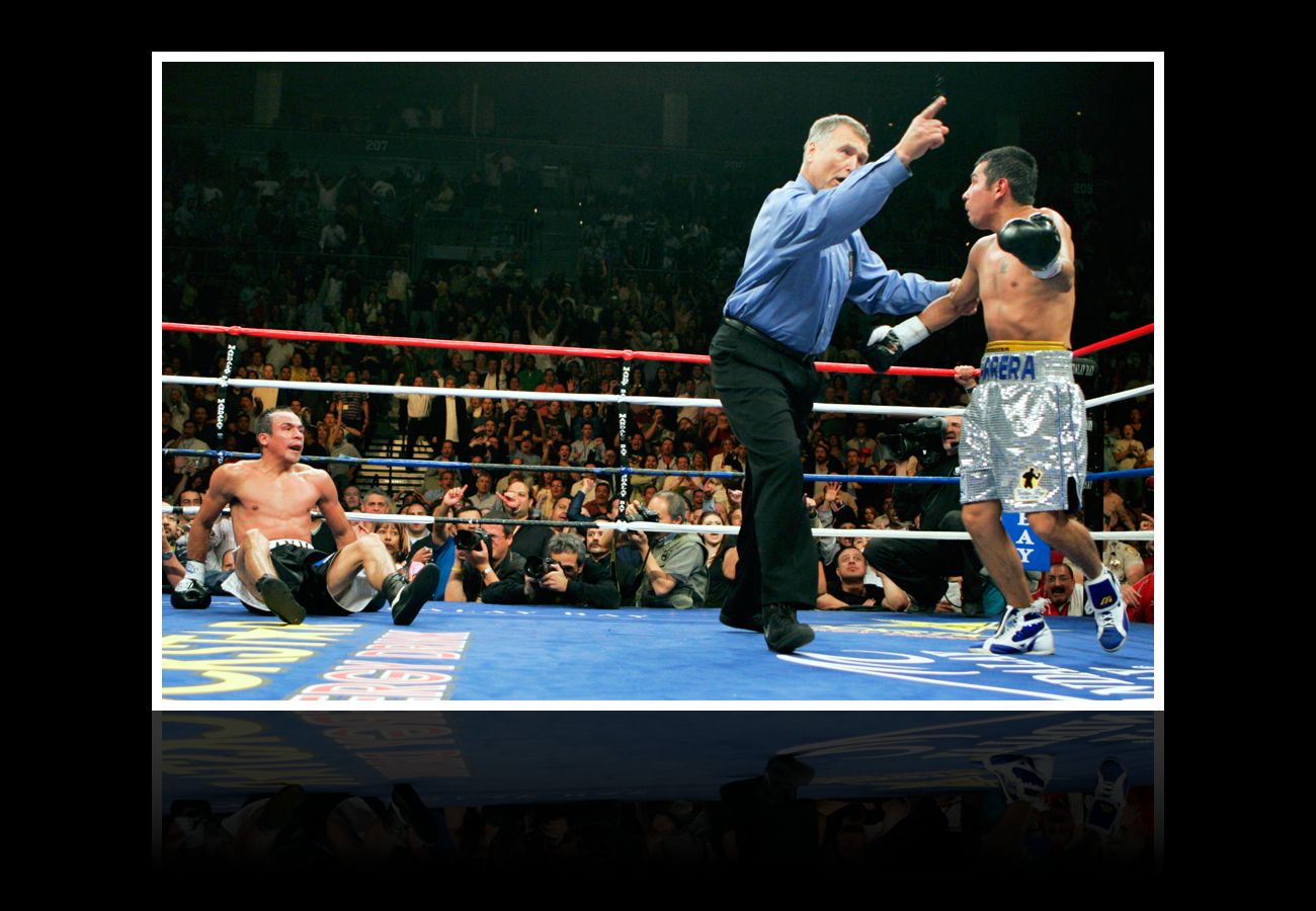 Juan Manuel Marquez and Marco Antonio Barrera