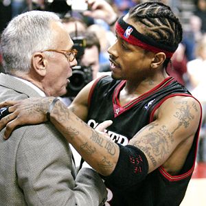 Allen Iverson And Larry Brown