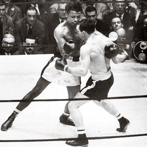Sugar Ray Robinson and Gene Fullmer