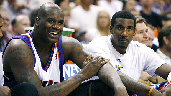 Shaquille O'Neal and Amare Stoudemire