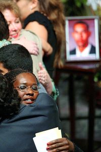 Patrick Dennehy's funeral