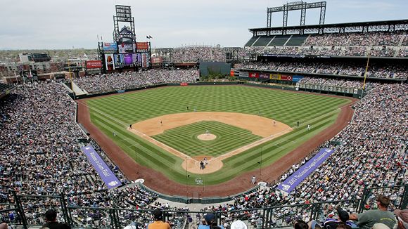 April 30, 2010; San Francisco, CA, USA; A Colorado Rockies jersey in honor  of Keli McGregor hangs in the Rockies dugout before the game against the  San Francisco Giants at AT&T Park.