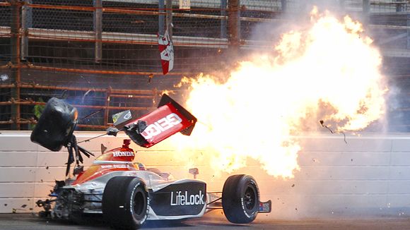 indy 500 crashes